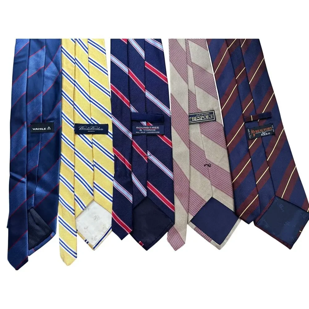 ⁠Brooks Brothers Silk Tie Lot Striped Vintage  Necktie Lot of 5